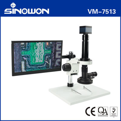 Kính viêm viêm đơn quang VM-7513 10X - 200X Microscope Zoom cho đồng hồ trang sức