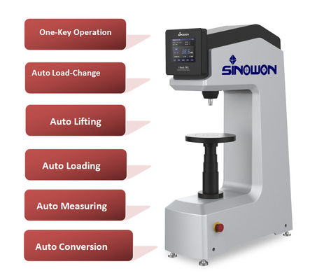 Máy kiểm tra độ cứng Rockwell kỹ thuật số thông minh hoàn toàn tự động ASTM DIN Conversion Standard iRock-TR1